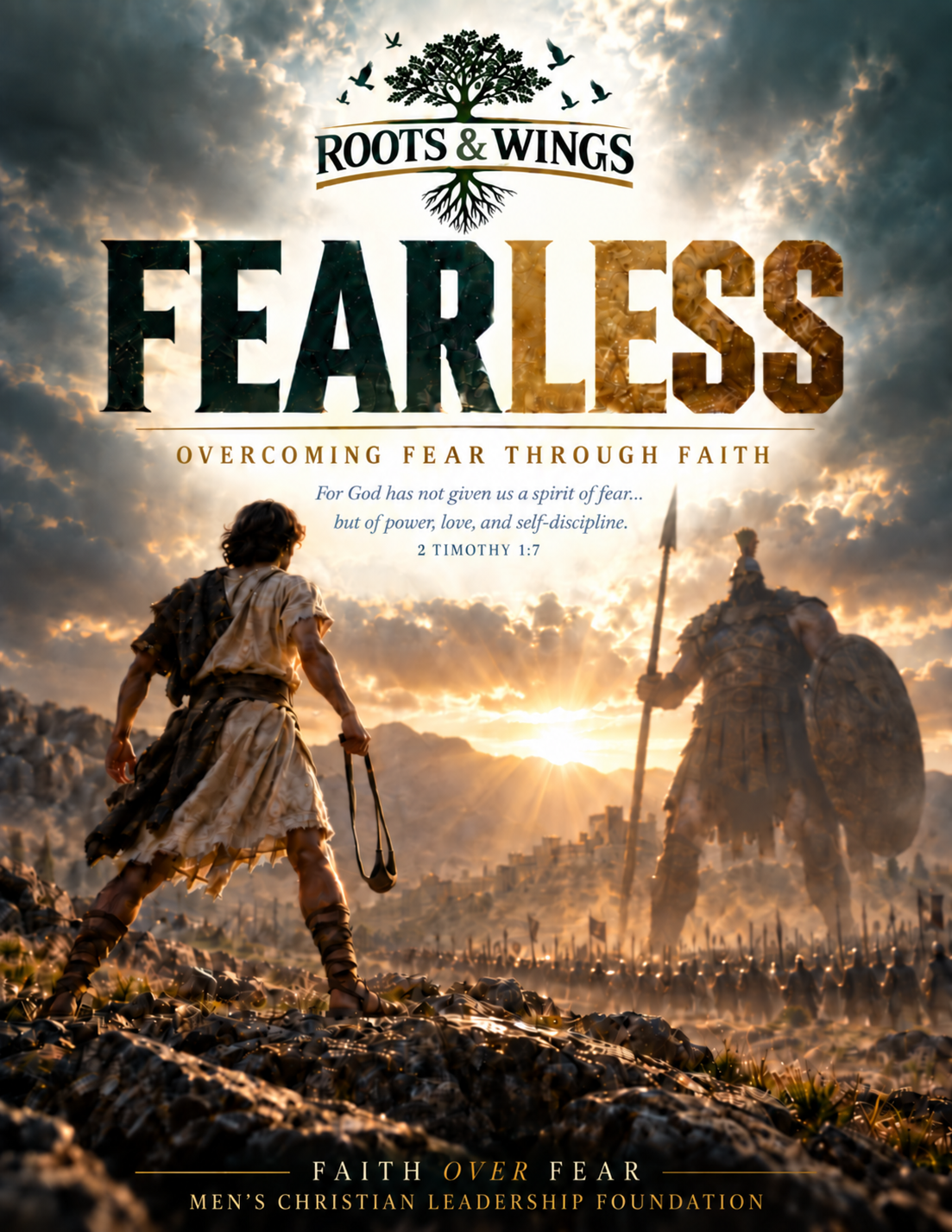 Fearless: Faith Over Fear course artwork from Roots and Wings.